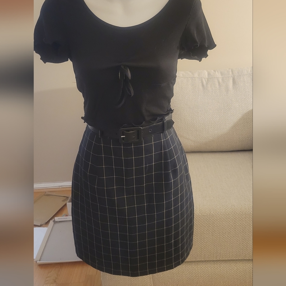 Plaid skirt